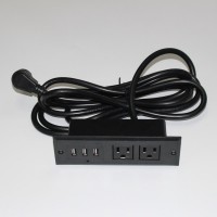 US standard furniture usb charger table power hub plug socket