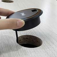 New Technology 2in1 USB Charger Universal Desktop Embedded Wireless Charging For Furniture