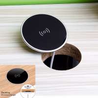 Wireless Charging Table Wireless Desk Charging Embedded Qi Charger for office hotel bar Table