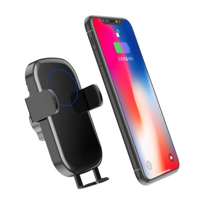 Product in stock wireless mobile phone Holder 10w wireless fast charging car charger