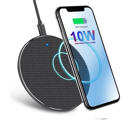 10W QI Fast Wireless Charger Charging Pad Dock Fast Charge Phone Stand for phone